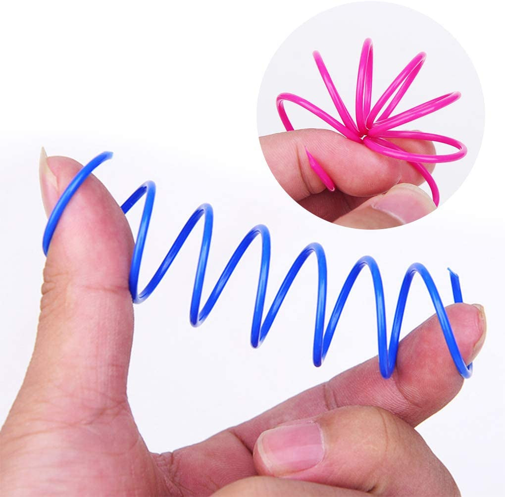 Interactive Cat Spiral Creative Spring Toy to Kill Time and Keep Fit