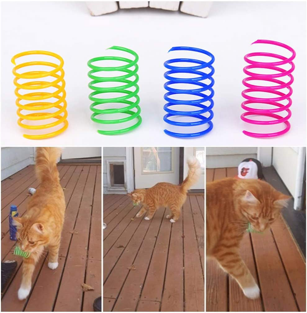 Interactive Cat Spiral Creative Spring Toy to Kill Time and Keep Fit