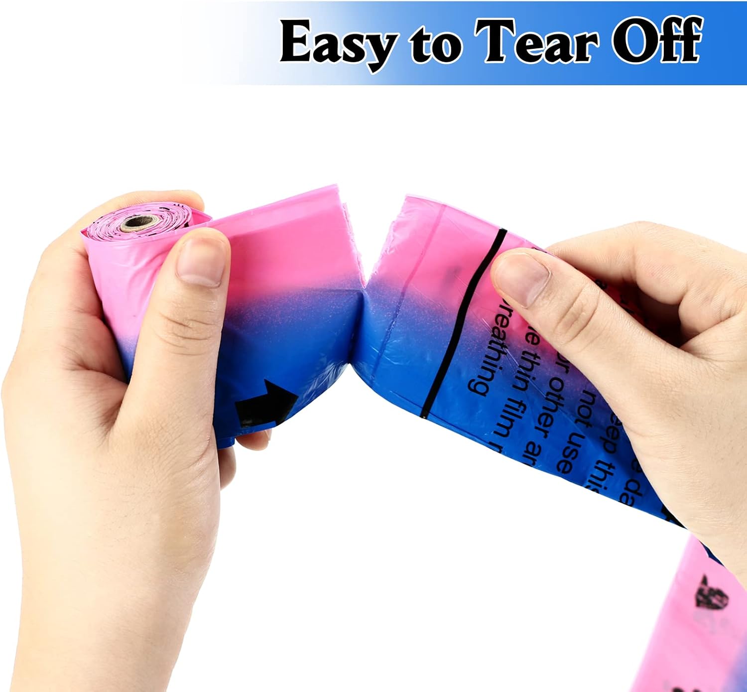 Dog Poop Bags Rolls: Leak-Proof Dog Waste Bags - Thick Poop Bags for Dogs Scented with Dispenser (60 Counts）