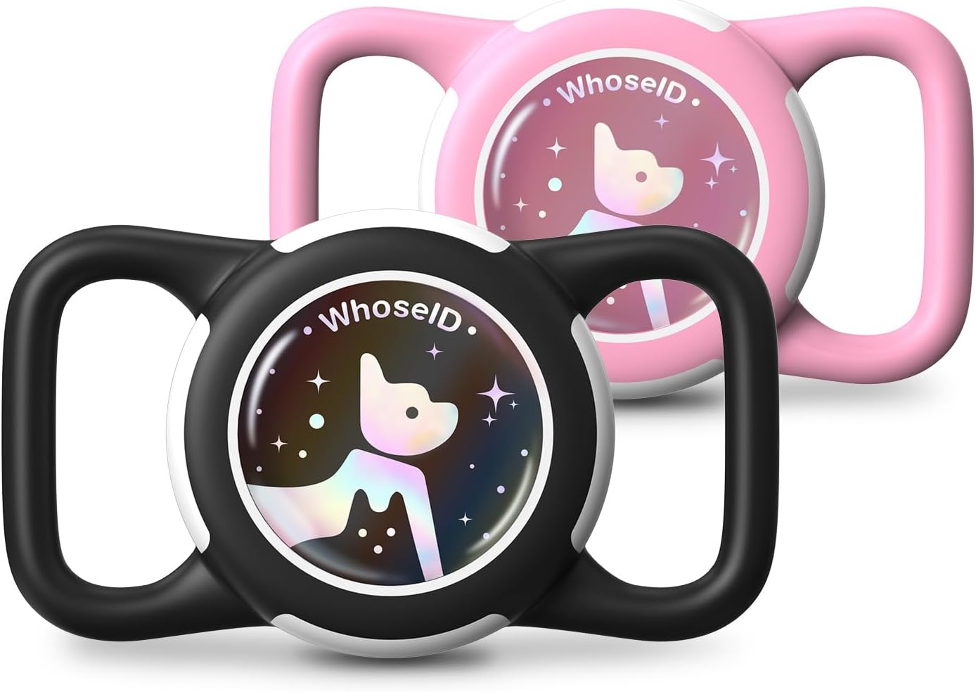 Waterproof Air tag Holder for Dog Collar, Soft Full-Body Protective Air tag Holder for Dog & Cat Collars