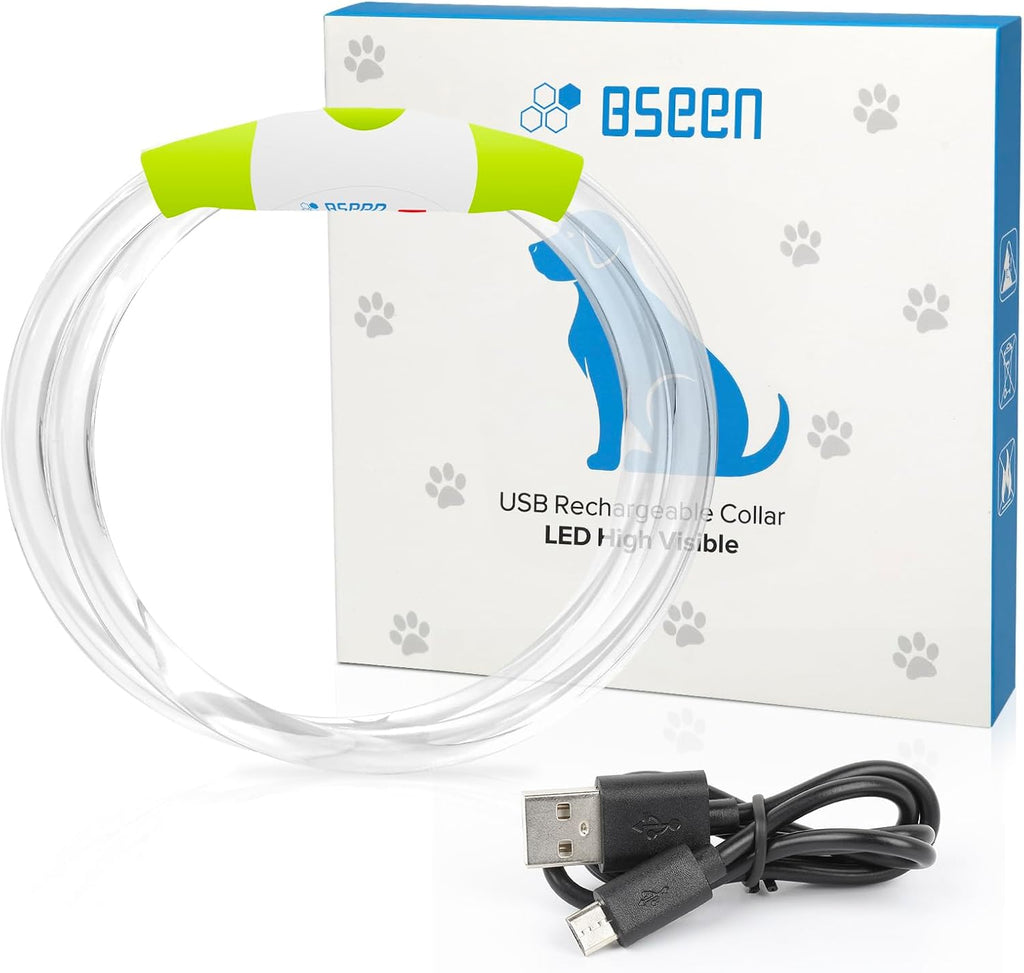 Led Dog Collar,  USB Rechargeable Flash Dog Necklace Ligh