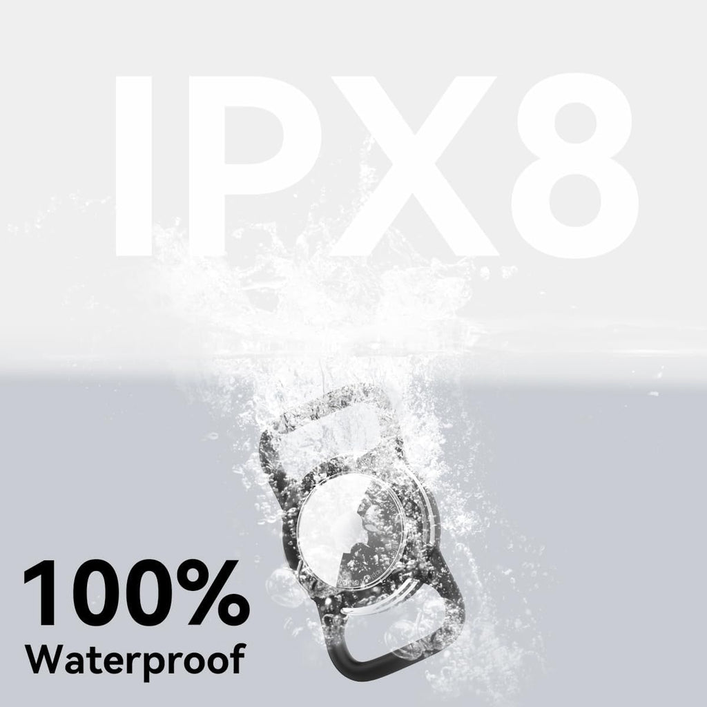 Waterproof Air tag Holder for Dog Collar, Soft Full-Body Protective Air tag Holder for Dog & Cat Collars