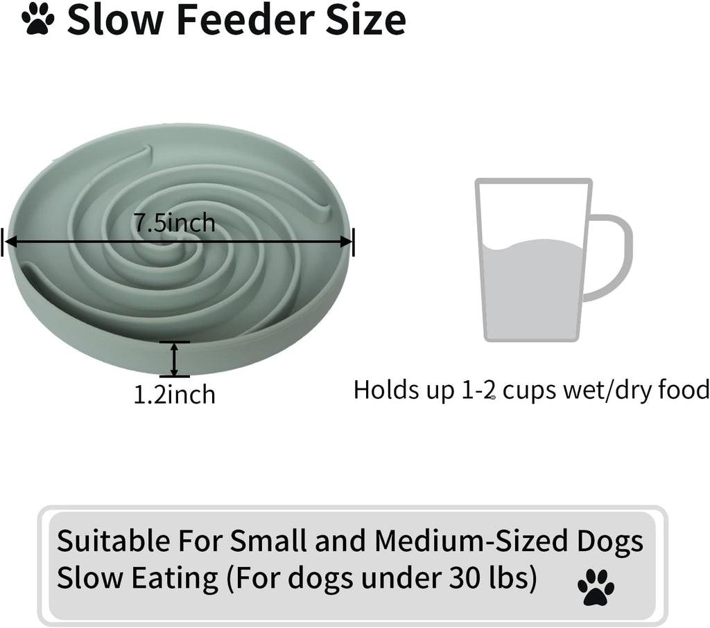 Slow Feeder Dog Bowls
