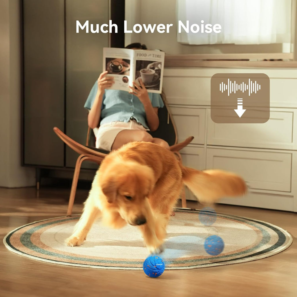 Smart Interactive Dog Toy, Wicked Ball AIR, Automatic Moving, Bouncing, and Rotating,