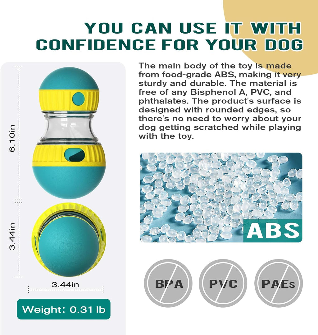 Dog Puzzle Toy Adjustable Treat Dispensing