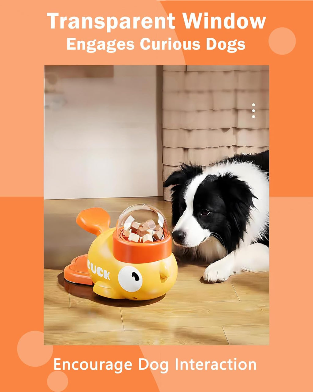  Duck Shape Slow Feeder for Small Medium Dogs Enrichment Toys, Promotes IQ Training Reduces Bloating Anti Gulping for Dogs and Cats