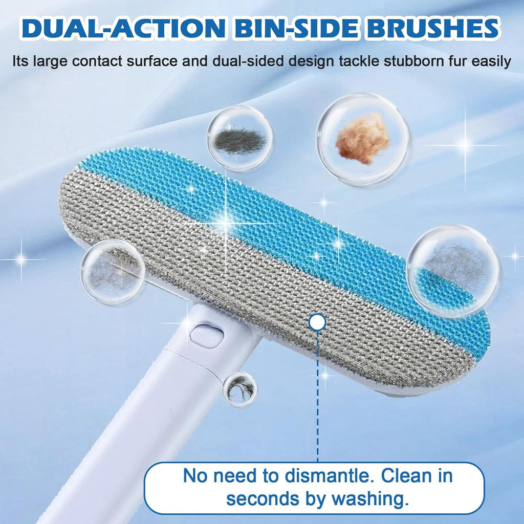 Pet Hair Remover for Couch, Furniture & Car Seats - Reusable Lint Roller for Dog and Cat Hair Removal on Clothes