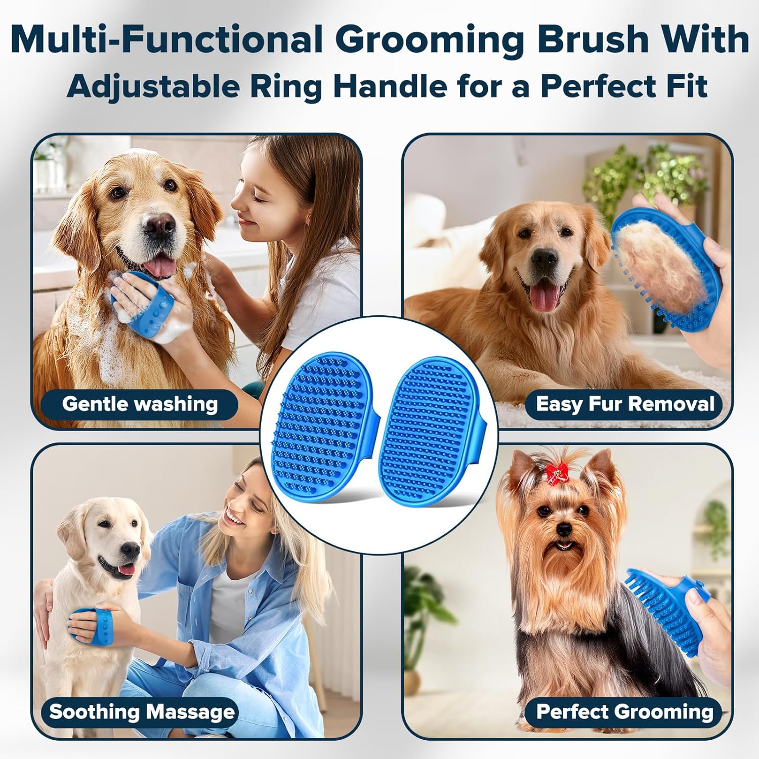 6PCS Pet Grooming Kit for Dogs, Cats and Horses