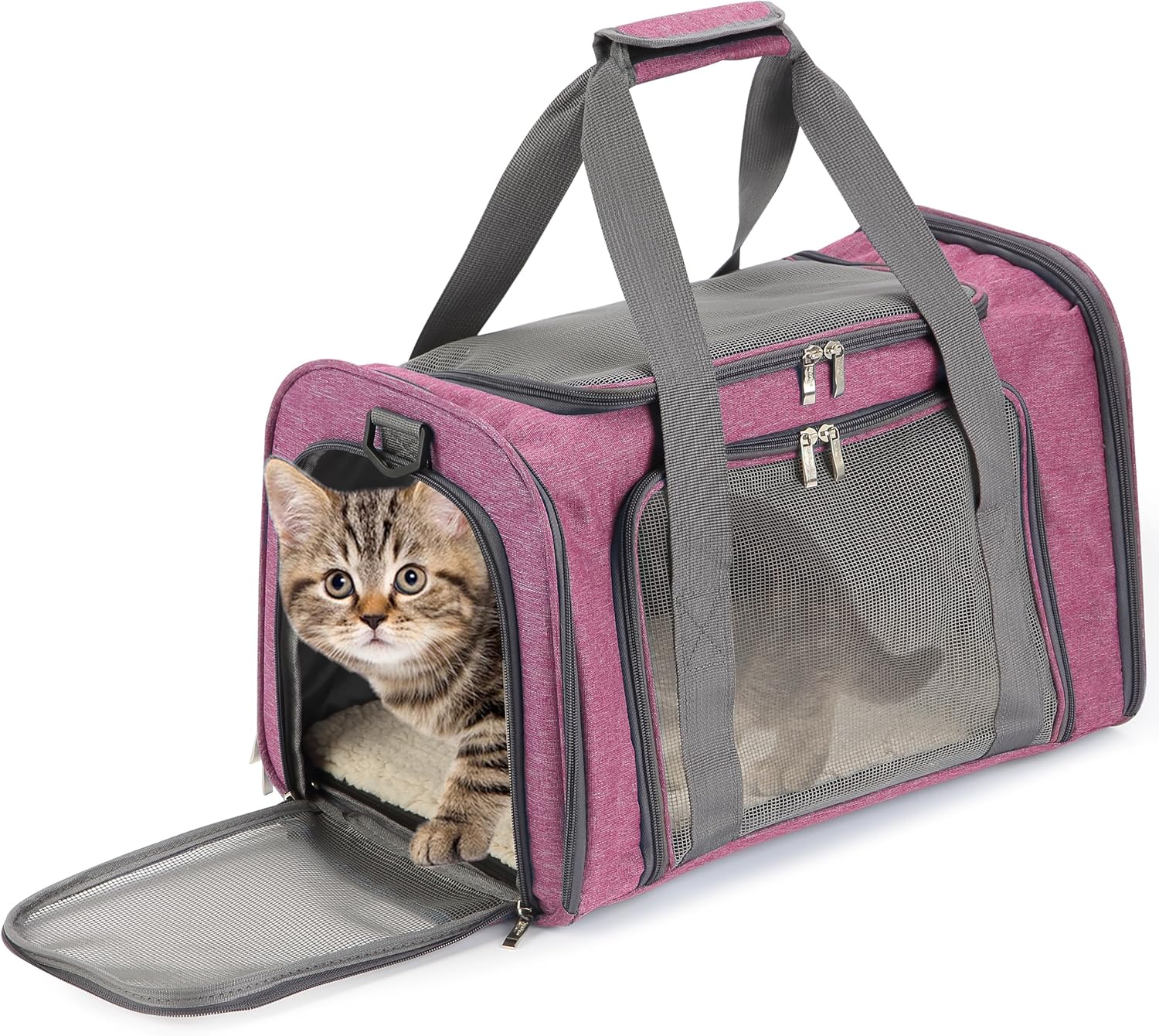 - Pet Carrier, Cat Carrier, Dog Carrier, Cat Bag Carrier, Cat Travel Carrier, Soft Cat Carrier