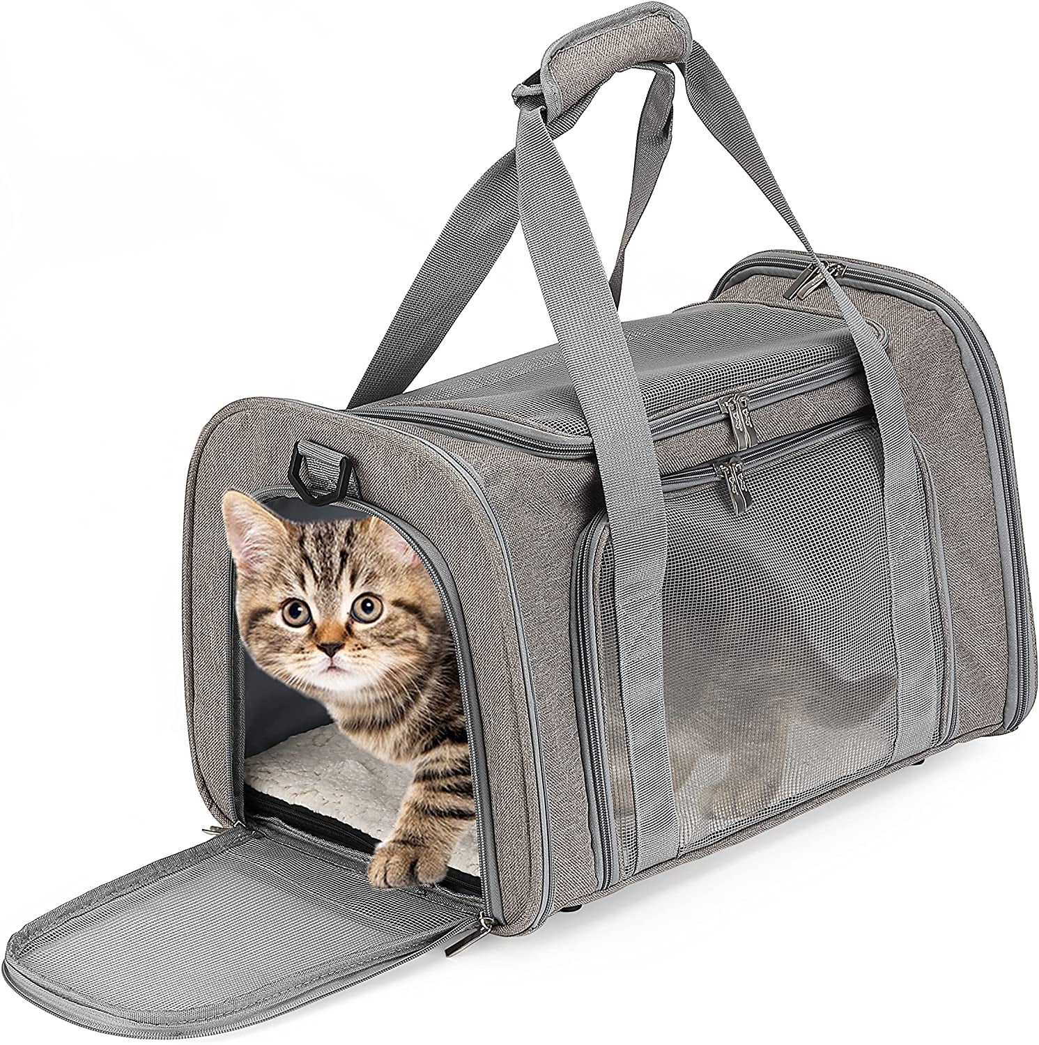 - Pet Carrier, Cat Carrier, Dog Carrier, Cat Bag Carrier, Cat Travel Carrier, Soft Cat Carrier