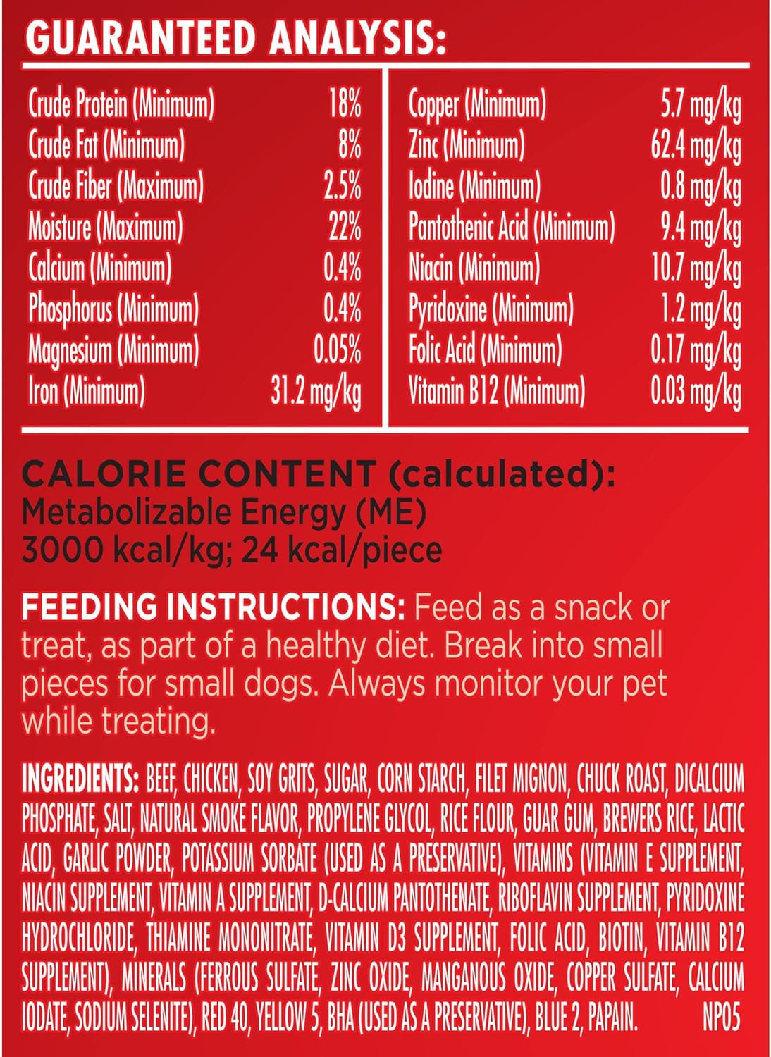 Soft & Chewy Dog Treats Bundle: Beef & Filet Mignon Recipe 25 Ounce + Real Bacon 25 Ounce