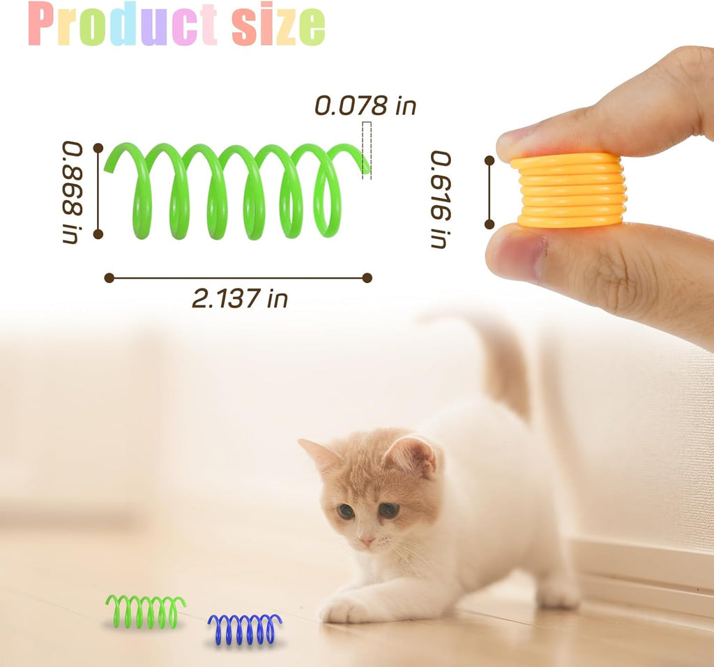 Interactive Cat Spiral Creative Spring Toy to Kill Time and Keep Fit